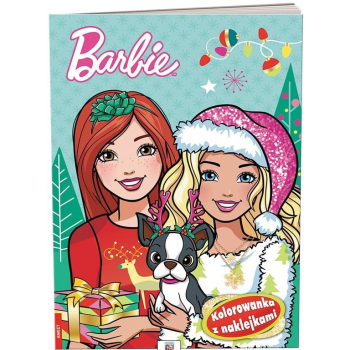 Barbie. Kolorowanka z naklejkami